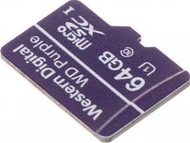 Kartë memorie WD Purple MicroSDXC, 64 GB Class 10 UHS-I/U1