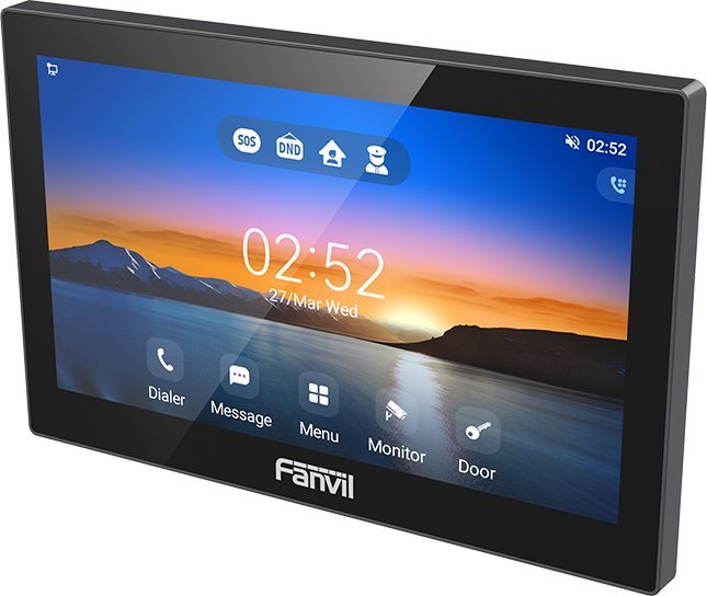 Внатрешен панел Fanvil TFE SIP i505W, екран 7", Android 9.0, бел