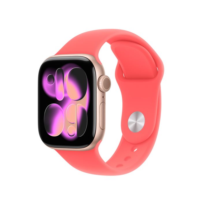 Apple Watch 42mm Sport Band, Bright Guava - M/L (SEASONAL)