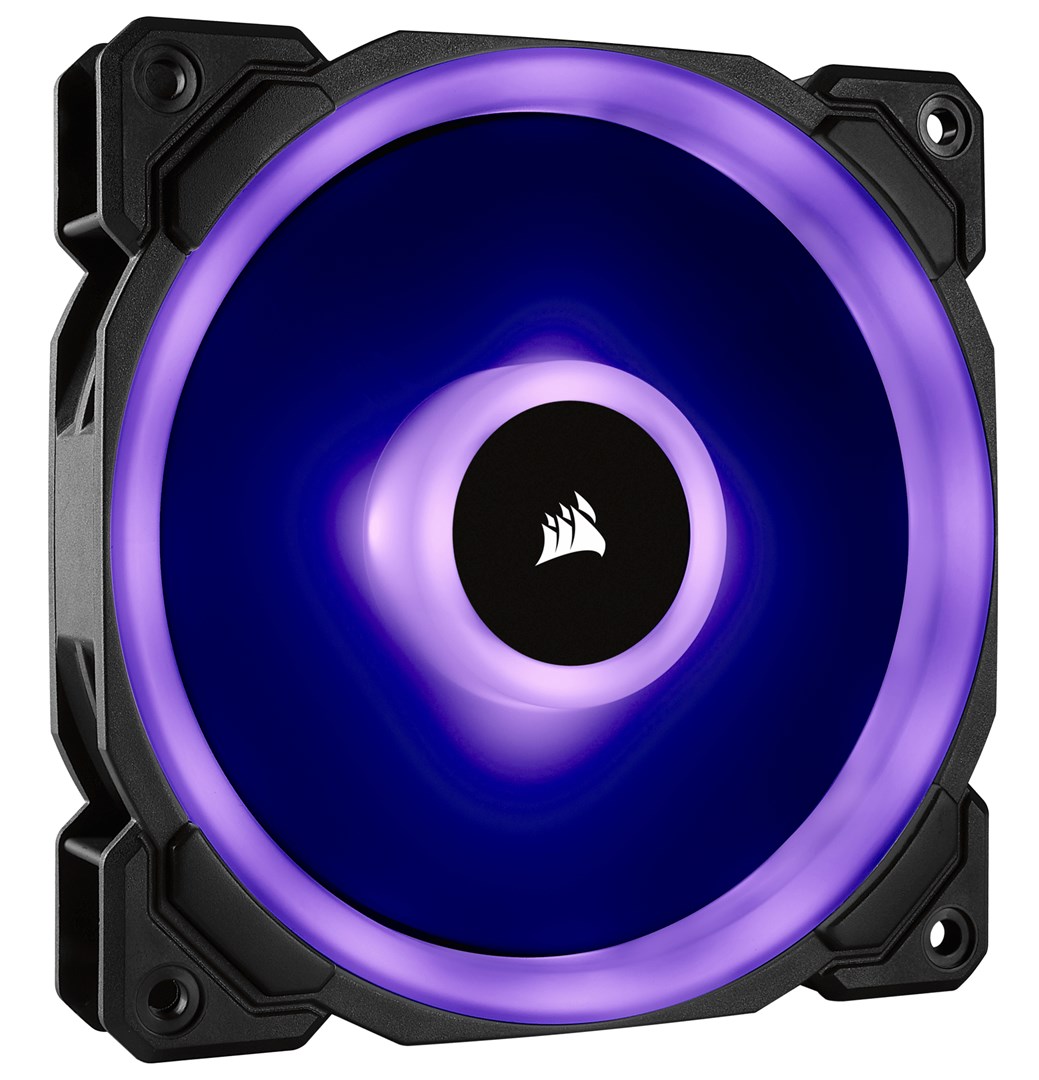 Ventilator Corsair LL120, 120mm, PWM, RGB LED, i zi