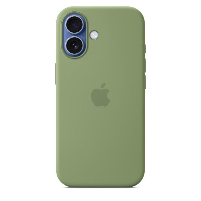 Apple iPhone 17 Silicone Case with MagSafe, Light Moss