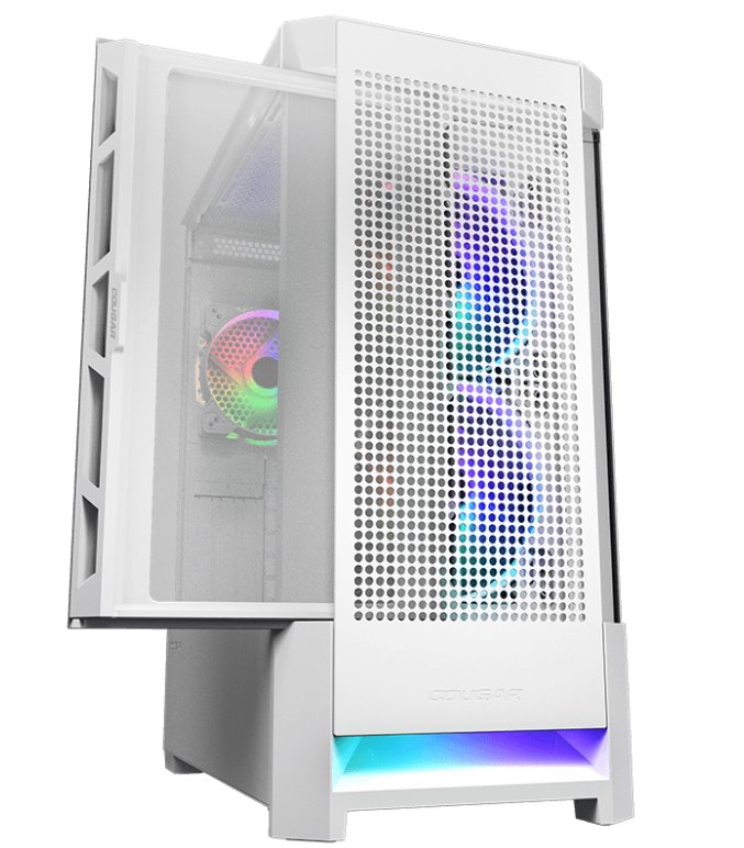 Kasë COUGAR PC AIRFACE RGB, Mid Tower, e bardhë