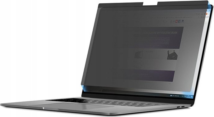 Filtër privatësie Qoltec GDPR për MacBook Air 13.6", magnetik, mbrojtje nga drita blu