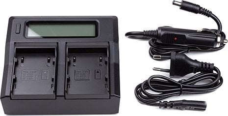 Karikues dyfishtë për bateri Extra Digital CANON BP-A30 BP-A60 BP-A90, ekran LCD