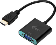 Përshtatës i-Tec HDMI në VGA, 15cm, i zi
