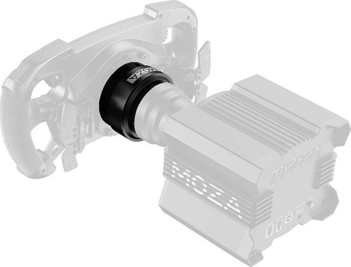 Adapter Quick Release MOZA Racing RS07, për timon sim racing, i zi