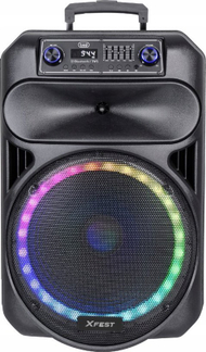 Kutizë zëri Trevi XF1560, 15", Bluetooth, me mikrofonë wireless, e zezë