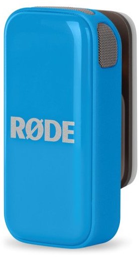 Микрофон без кабли Røde Wireless Micro, USB C, со кутија за полнење, син