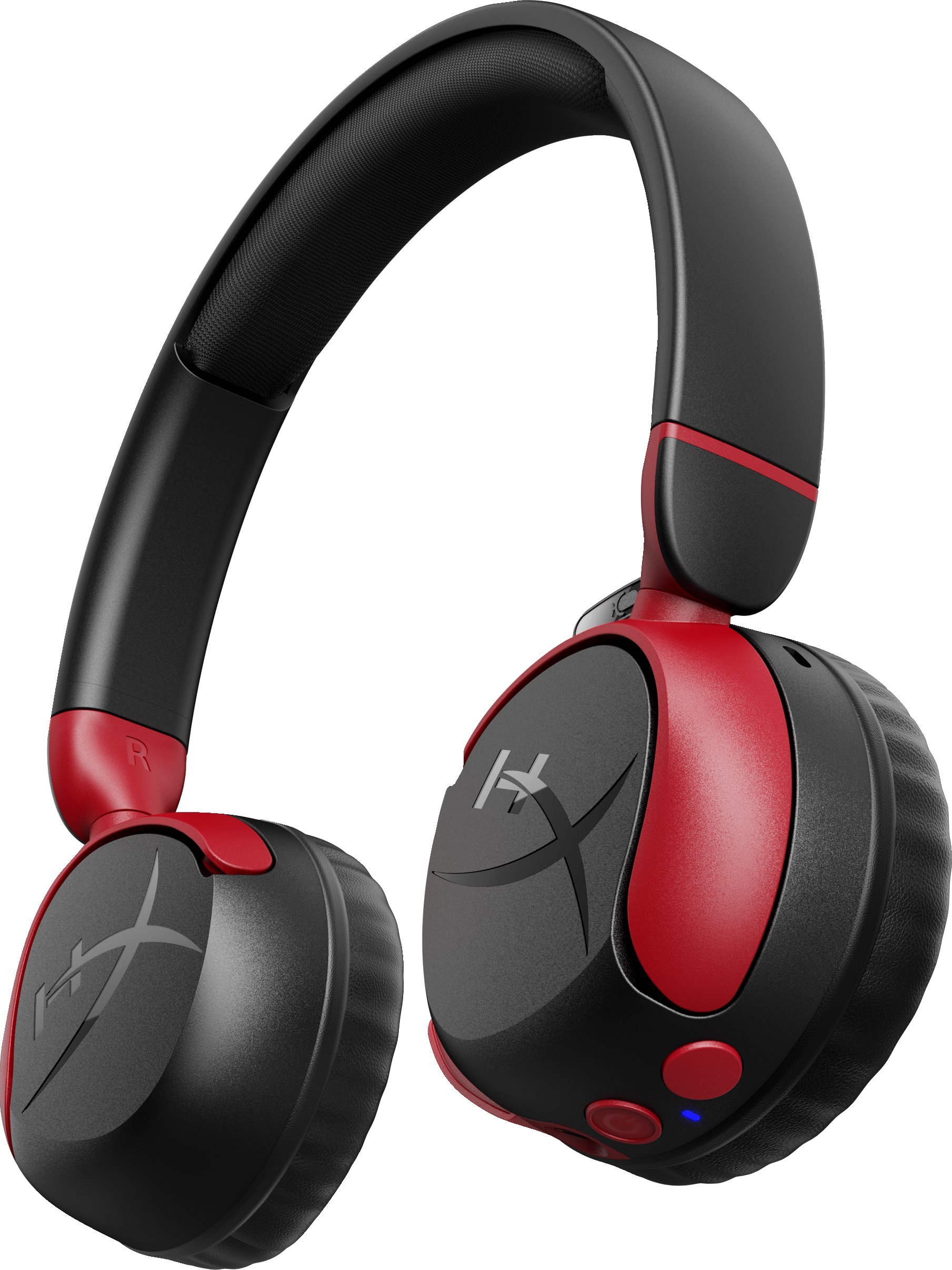 Kufje gaming pa tela HyperX Cloud Mini, Bluetooth, me mikrofon, kuqe e zezë