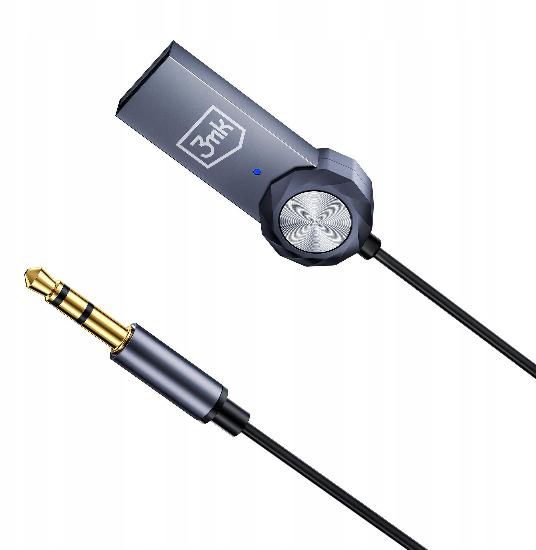 Bluetooth аудио адаптер 3mk, USB, приклучок 3.5 mm, со микрофон