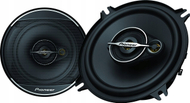 Altoparlantë makine Pioneer 5.25", 3‑Way Coaxial, të zinj