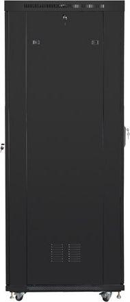 Стоечка мрежна кутија Lanberg Standing Cabinet 19" FF01-8042-23BL, 42U, 800kg, црна