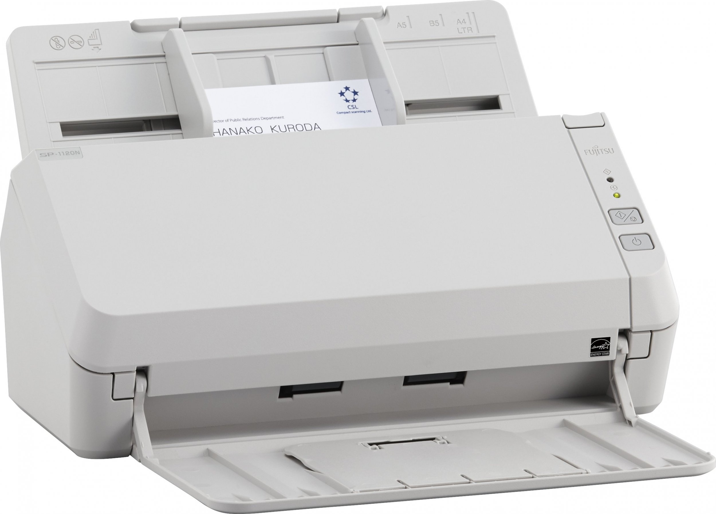 Scanner Fujitsu SP-1120N, A4, 600 DPI, i bardhë