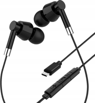 Слушалки in-ear Media Tech MT3609K, USB-C, со микрофон, бели
