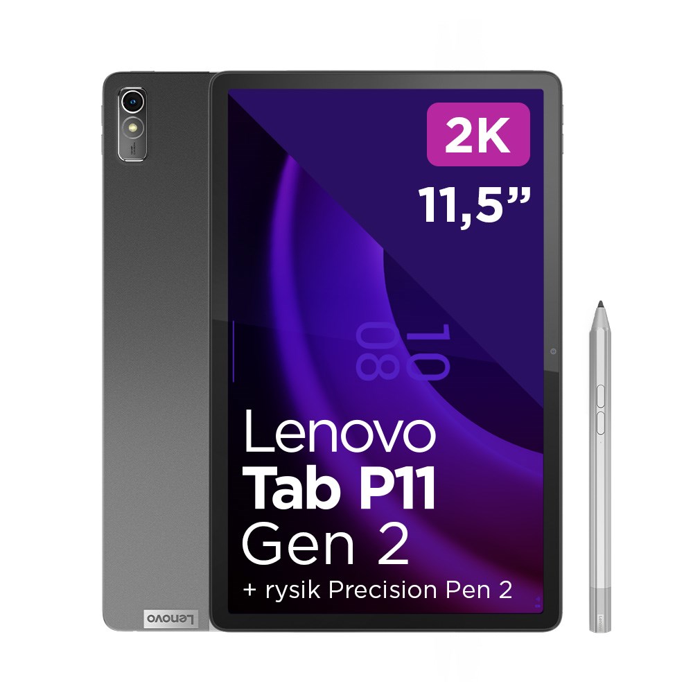 Tablet Lenovo Tab P11 (2nd Gen), 11.5", Mediatek Helio G99, 6GB RAM, 128GB, i hirtë