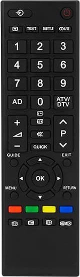 Pilot televizori Toshiba CT90326LX, zëvendësues, i zi