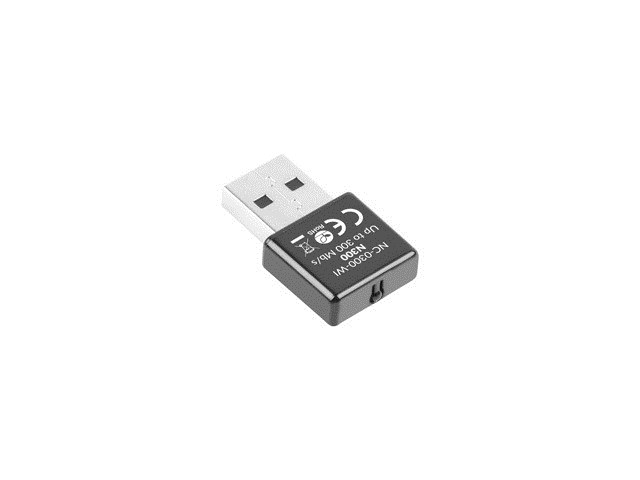 Kartë rrjeti Lanberg NC-0300-WI, 2400 Mbps, USB, e zezë