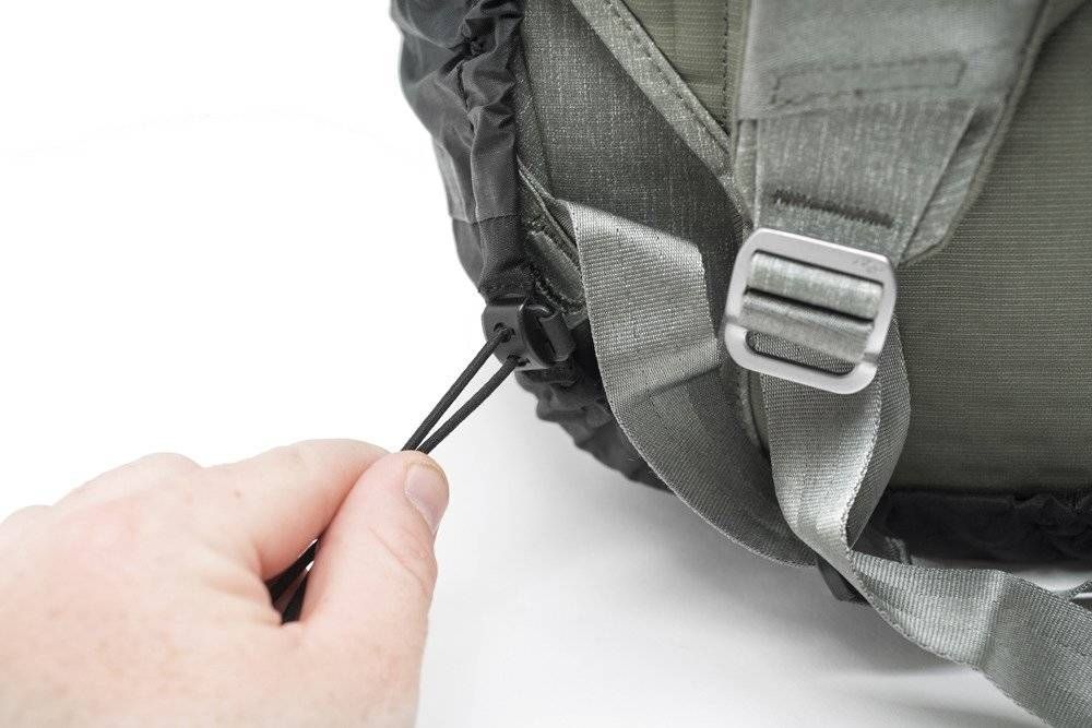 Mbulesë shiu për çantë Peak Design Travel Rain Fly, për Travel Backpack 45L, e zezë