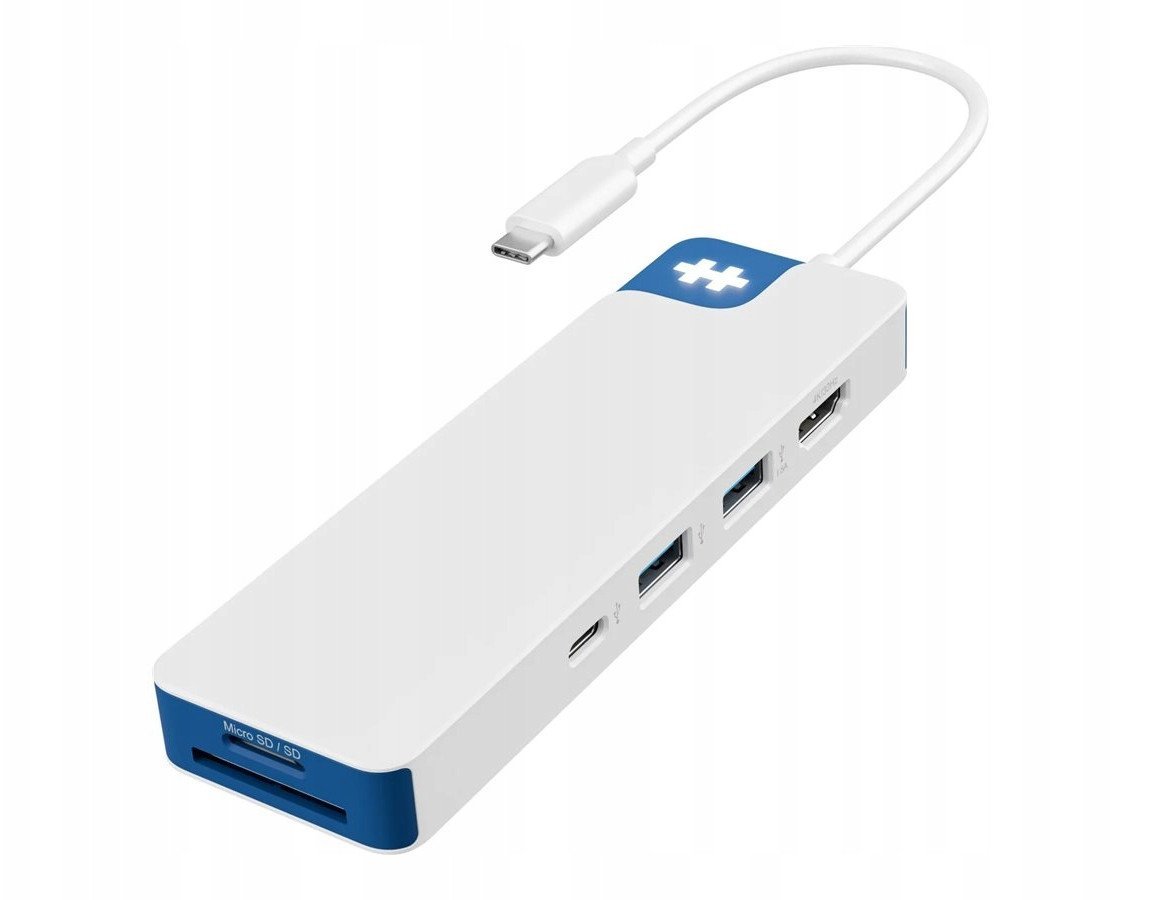 USB C Хаб Targus HyperDrive Flex, 8 порти, HDMI, Midnight Blue