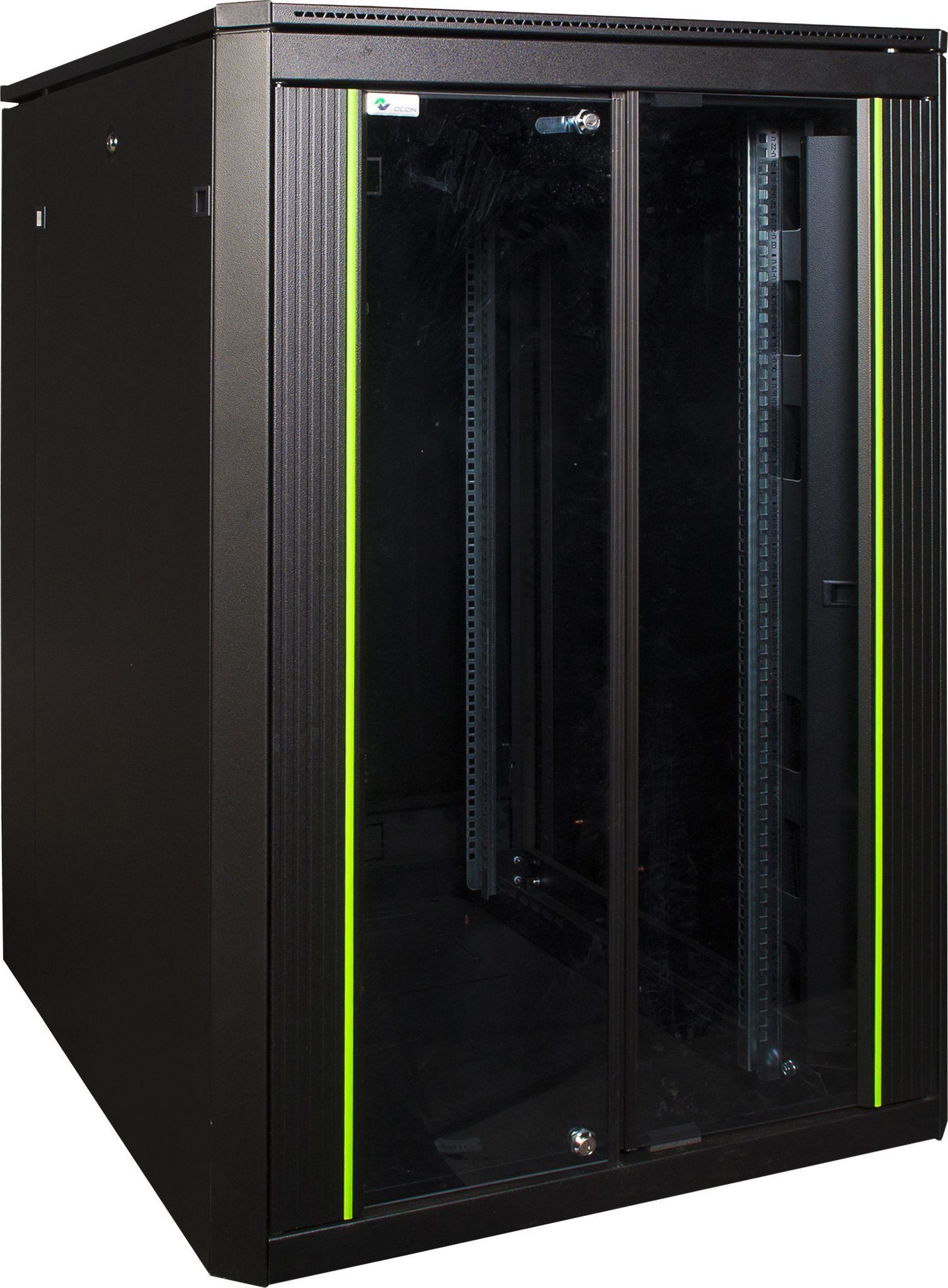 Kabinë rack Lanview RDL22U81BL, 22U, free standing, e zezë