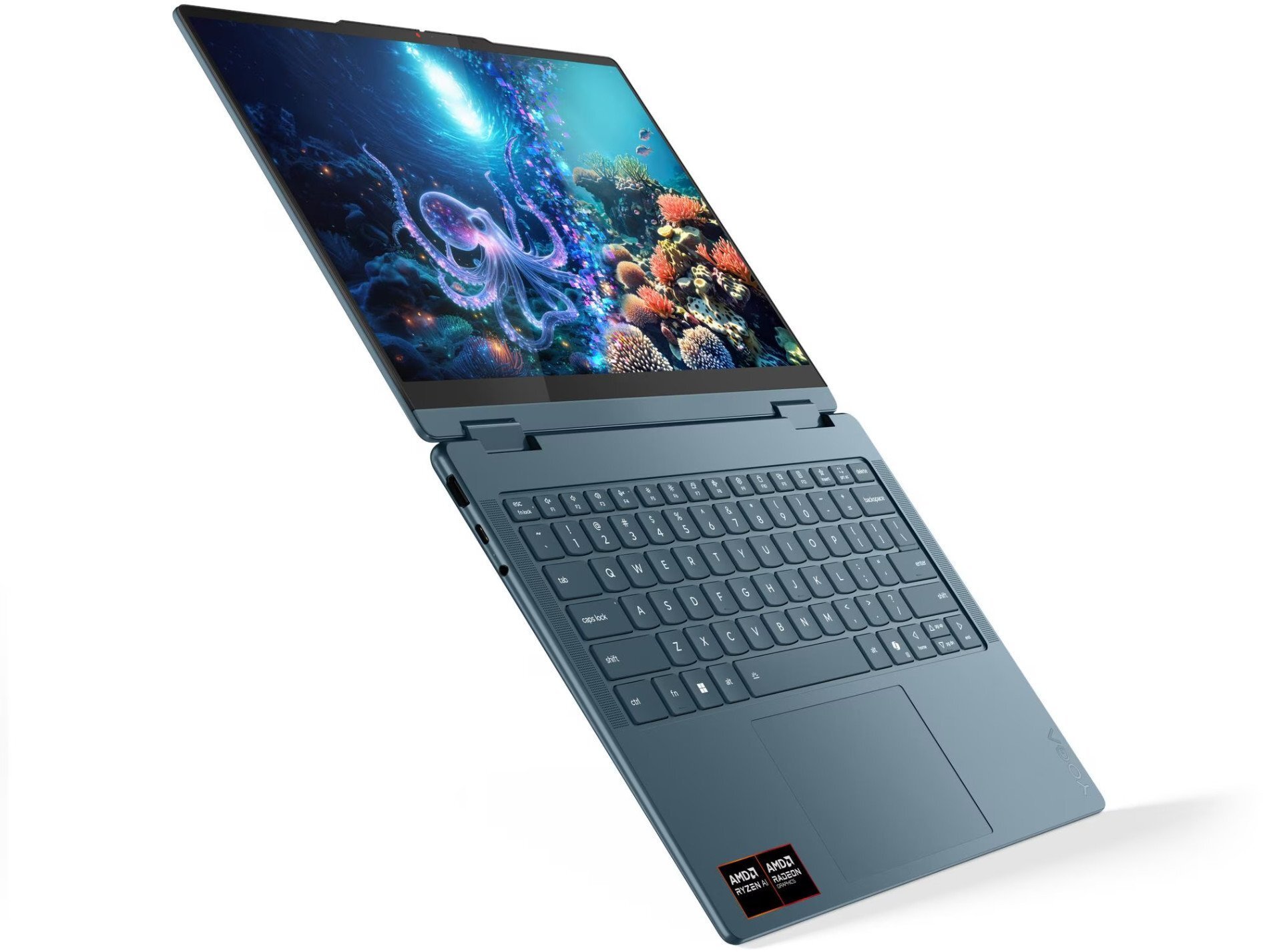 Laptop Lenovo Yoga 7 2-in-1 14AKP10, 14", Ryzen AI 5 340, 16GB, 512GB, i kaltër
