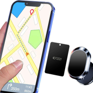 Pllaka magnetike për telefon Tech-Protect MetalPlate, set 4 copë, të zeza