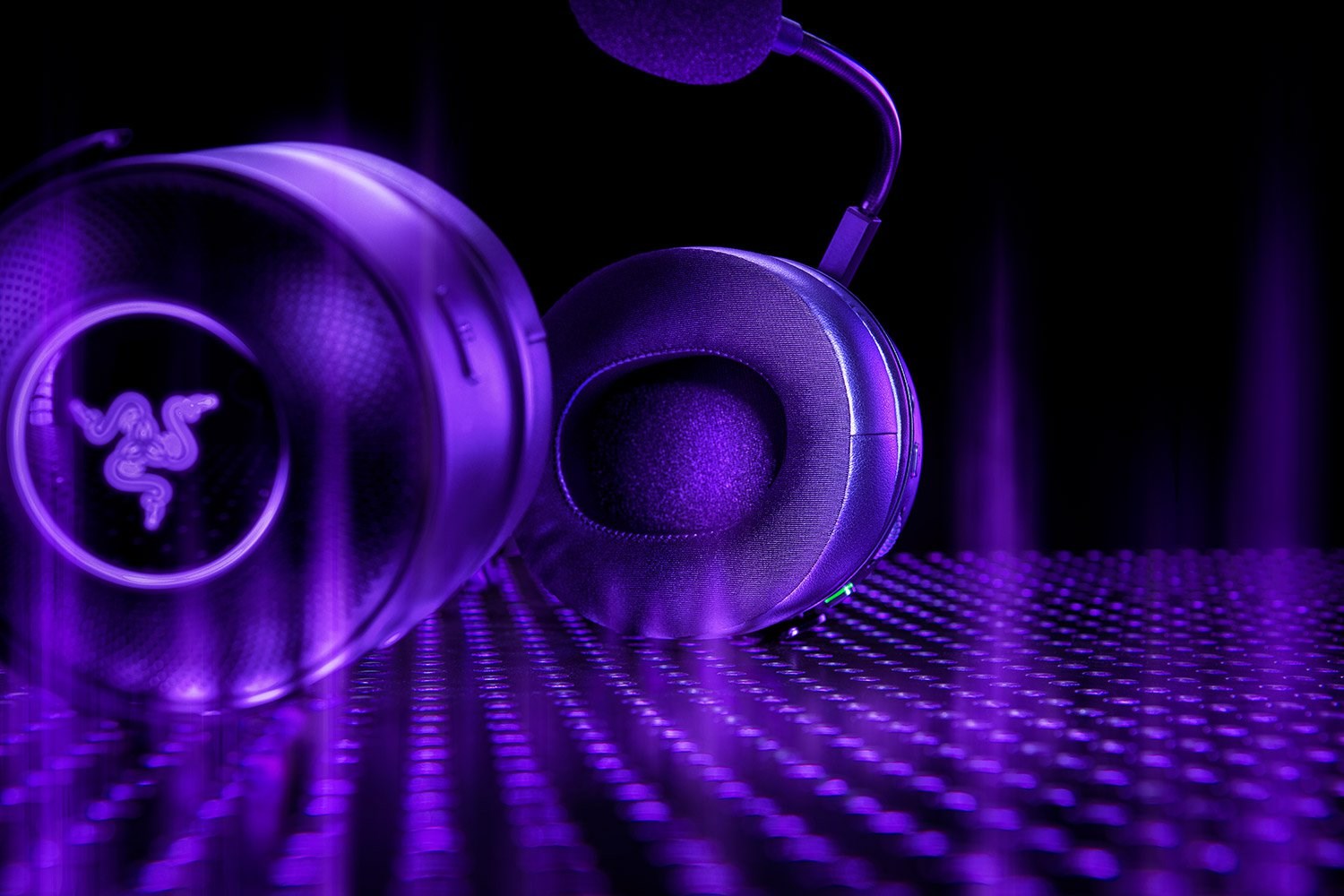 Kufje lojërash Razer Kraken V3 Pro, 7.1 Surround, 50 mm TriForce Titanium, wireless, e zezë