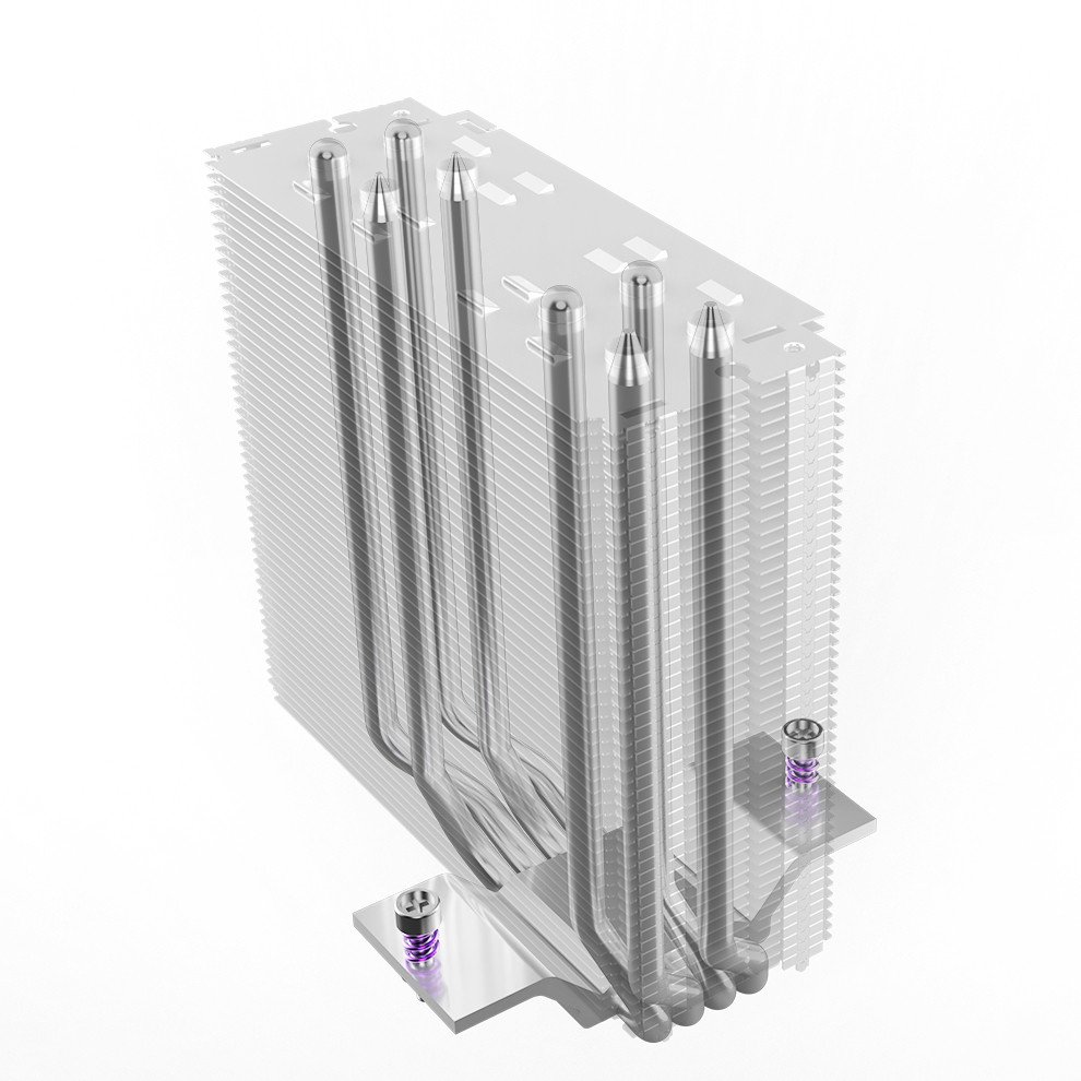 Ftohës CPU Tcomas SJ R400, 4HP, ARGB, i bardhë