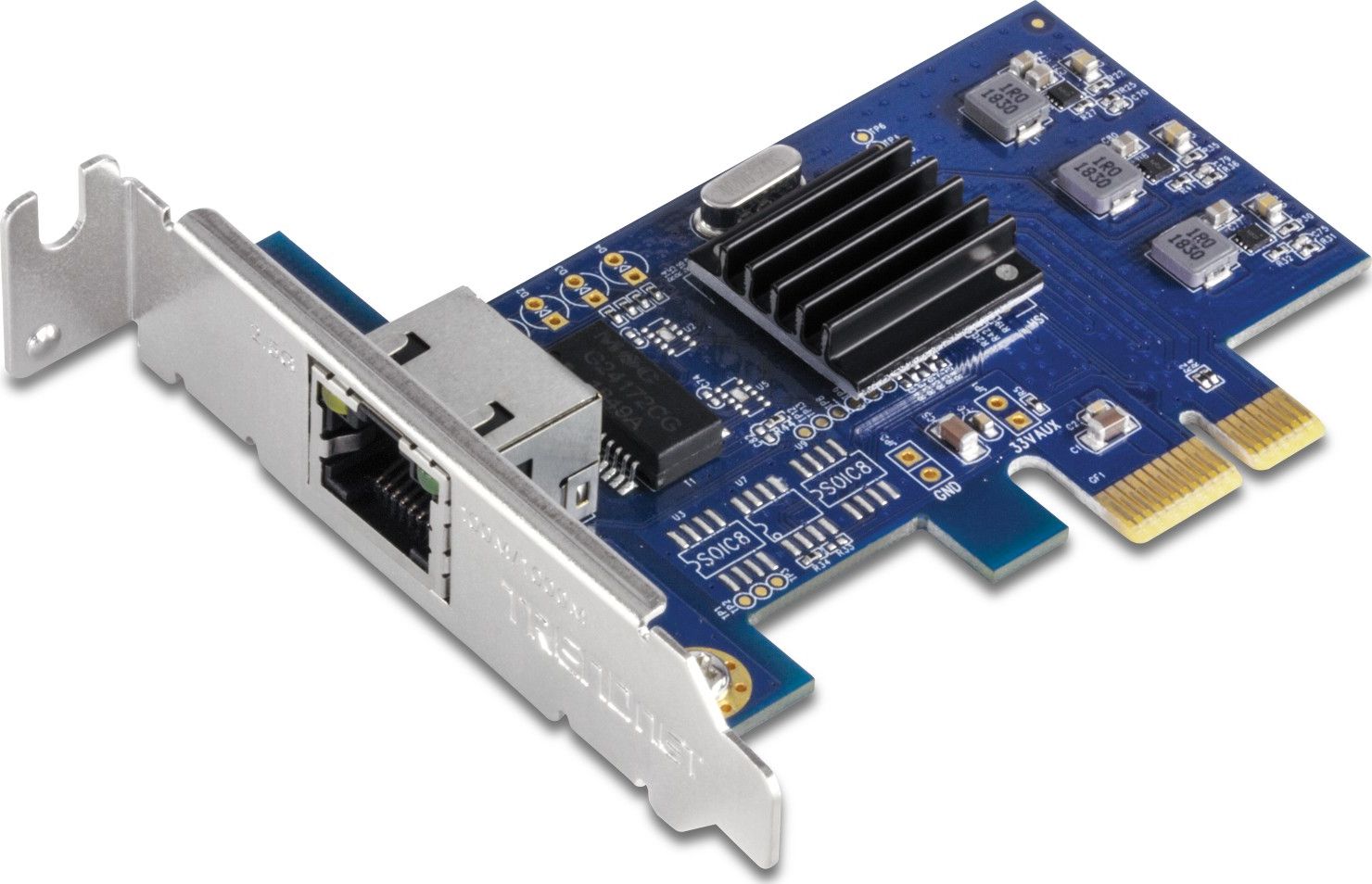 Adaptues rrjeti TRENDnet 2.5GBASE T PCIe, 2.5Gbps, me kllapa standarde dhe low profile