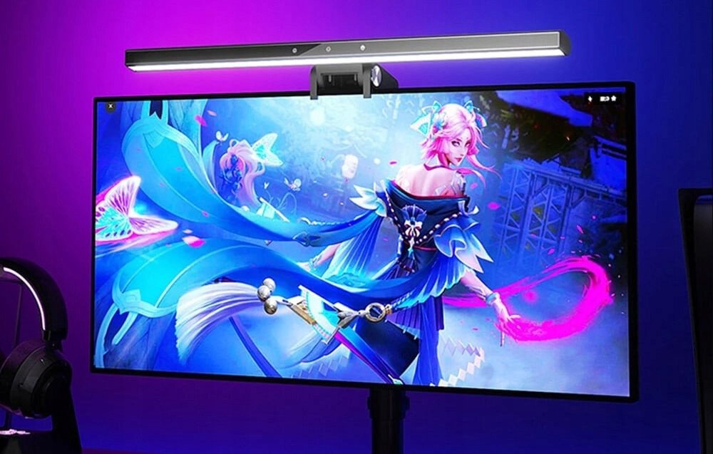 Ламба за монитор BlitzWolf BW-CML6, Screenbar, LED, црна