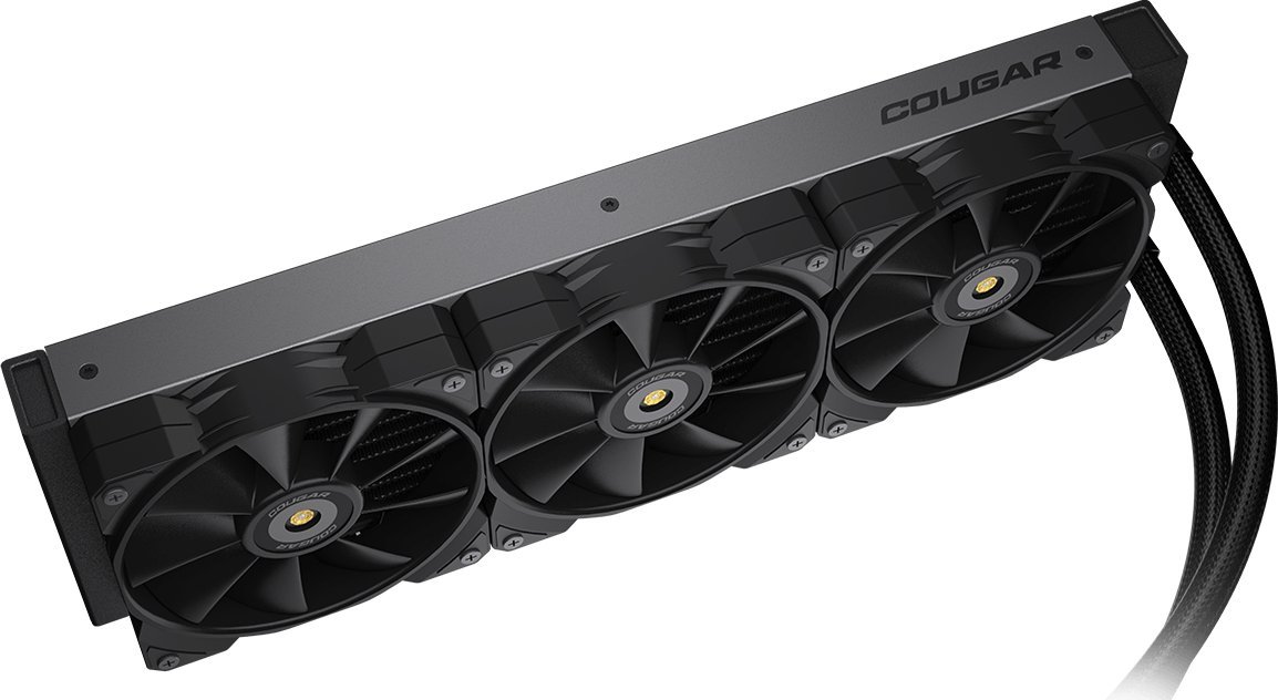 Ftohës uji AIO Cougar Poseidon GT 360, radiator 360mm, ARGB, i zi