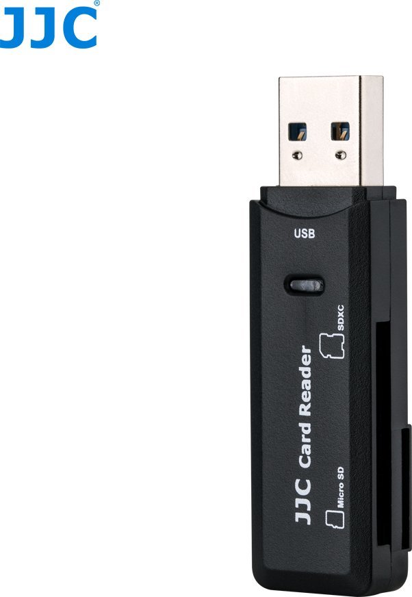 Читач на мемориски картички JJC CR-SDMSD1, SD SDHC SDXC, microSD SDHC SDXC, црн