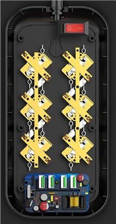 Shteker ColorWay CW-CHE64B, 6 dalje, kabllo 2 m, i zi