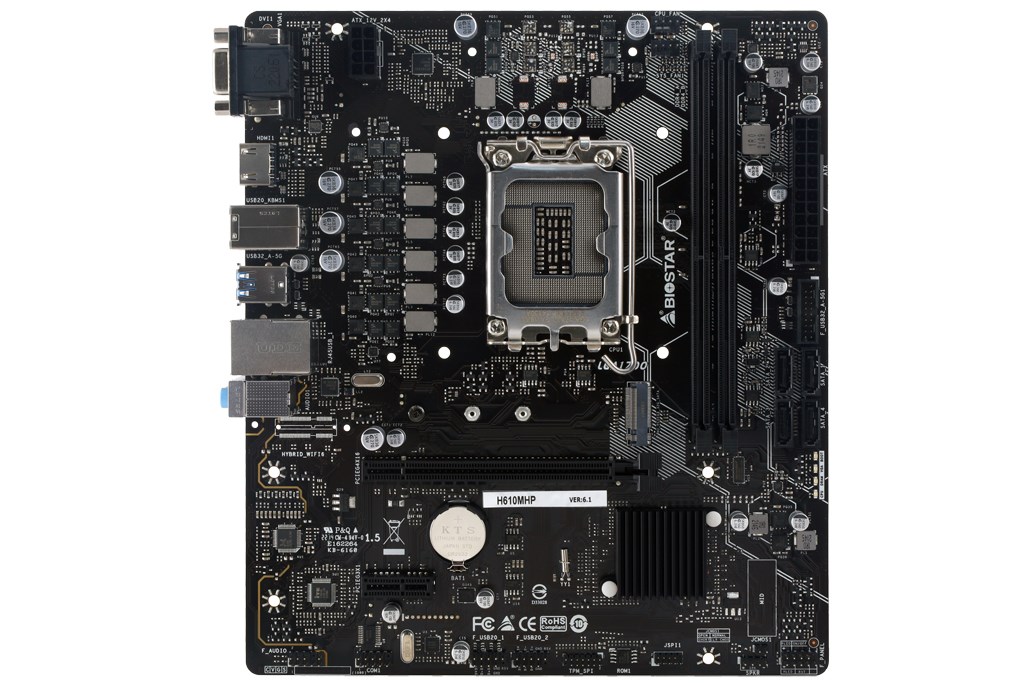 Pllakë amë Biostar H610MHP Intel H610 LGA 1700 micro ATX