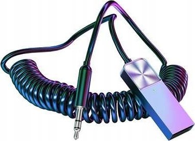 Блутут T03 адаптер-предавател во AUX, USB, сребрена боја