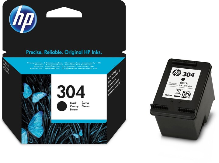 [OUTLET] Ngjyrë për printer HP N9K05AE, No. 304, e zezë