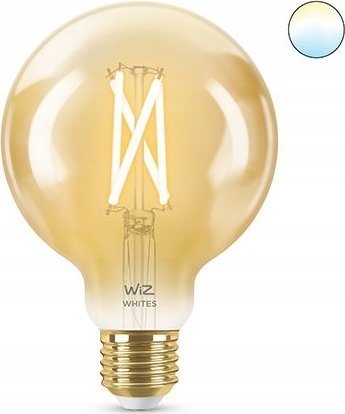 Llambë inteligjente WiZ Filament G95 Amber, 50W, E27, e artë