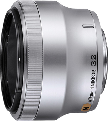 Lente Nikkor 32 mm f / 1.2, argjend