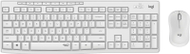 Kombinim tastiere dhe miu Logitech MK295 Silent Wireless, pa kabllo, off white