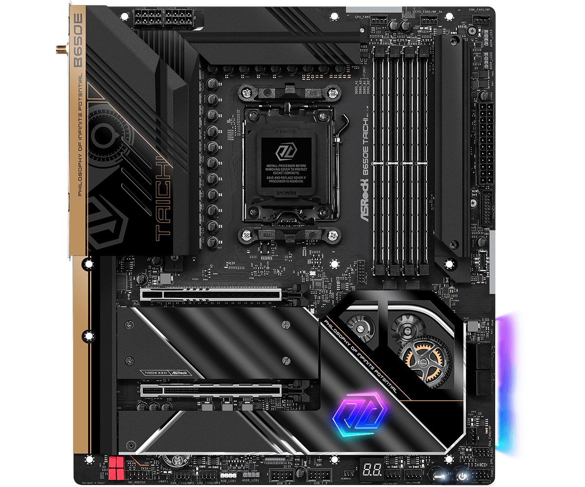 Pllakë amë Asrock B650E Taichi AMD B650 Socket AM5 Extended ATX