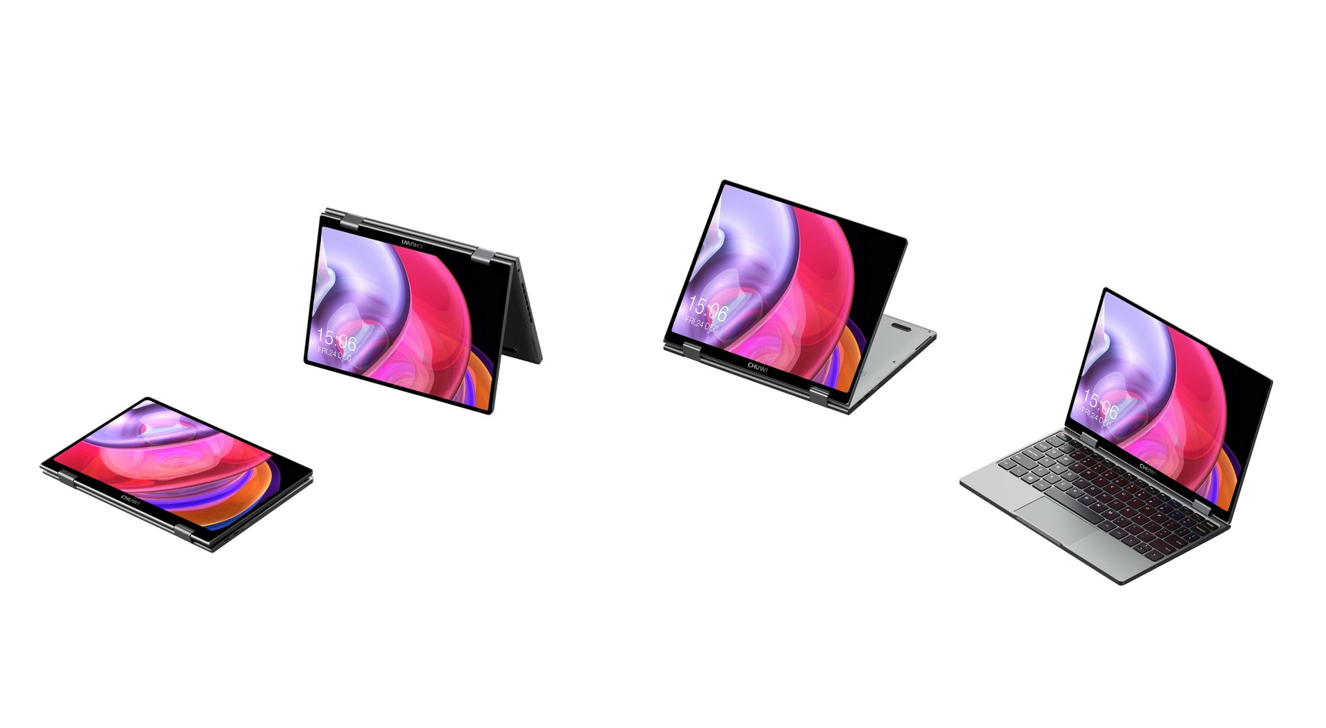 Laptop Chuwi MiniBook-X-2023-K1-SR 10.51", 10.5", Intel N100, 12 GB RAM, 512 GB SSD, i argjendtë