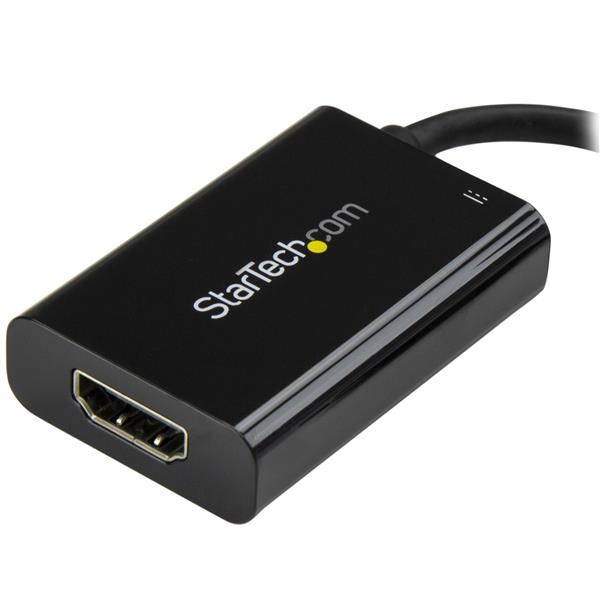 Përshtatës USB-C në HDMI 2.0 StarTech.com, 4K 60Hz, 60W PD, i zi