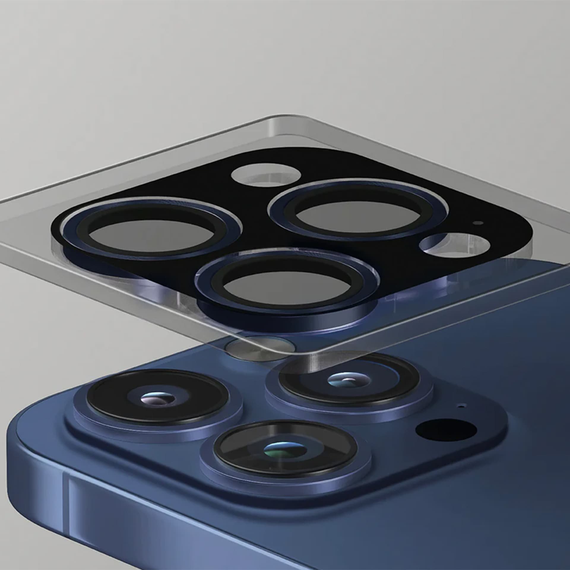 Заштита за камера Uniq Optix Aluminum за Samsung Galaxy Z Flip6, калено стакло, бела shimmer боја