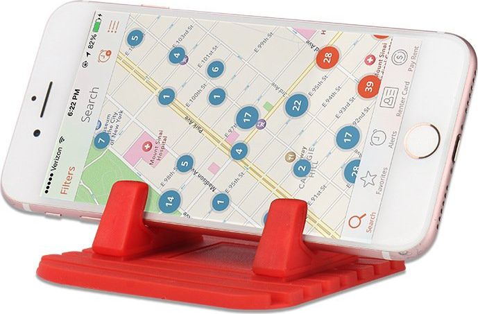 Mbajtëse telefoni për makinë Hurtel Universal, silikon, universale, e zezë