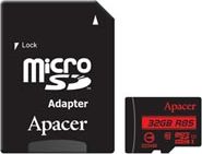 Kartë MicroSDHC Apacer Secure Digital (AP32GMCSH10U5-R), 32 GB, Class 10, UHS-I/U1