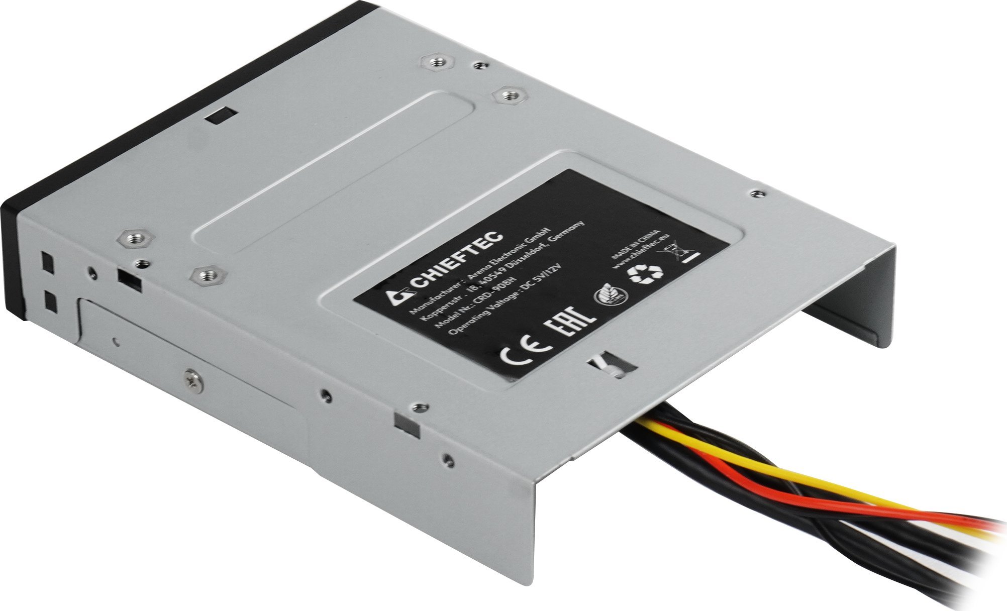 Panel frontal Chieftec CRD-908H, 3x USB, 3x USB-C, lexues kartelash, i zi