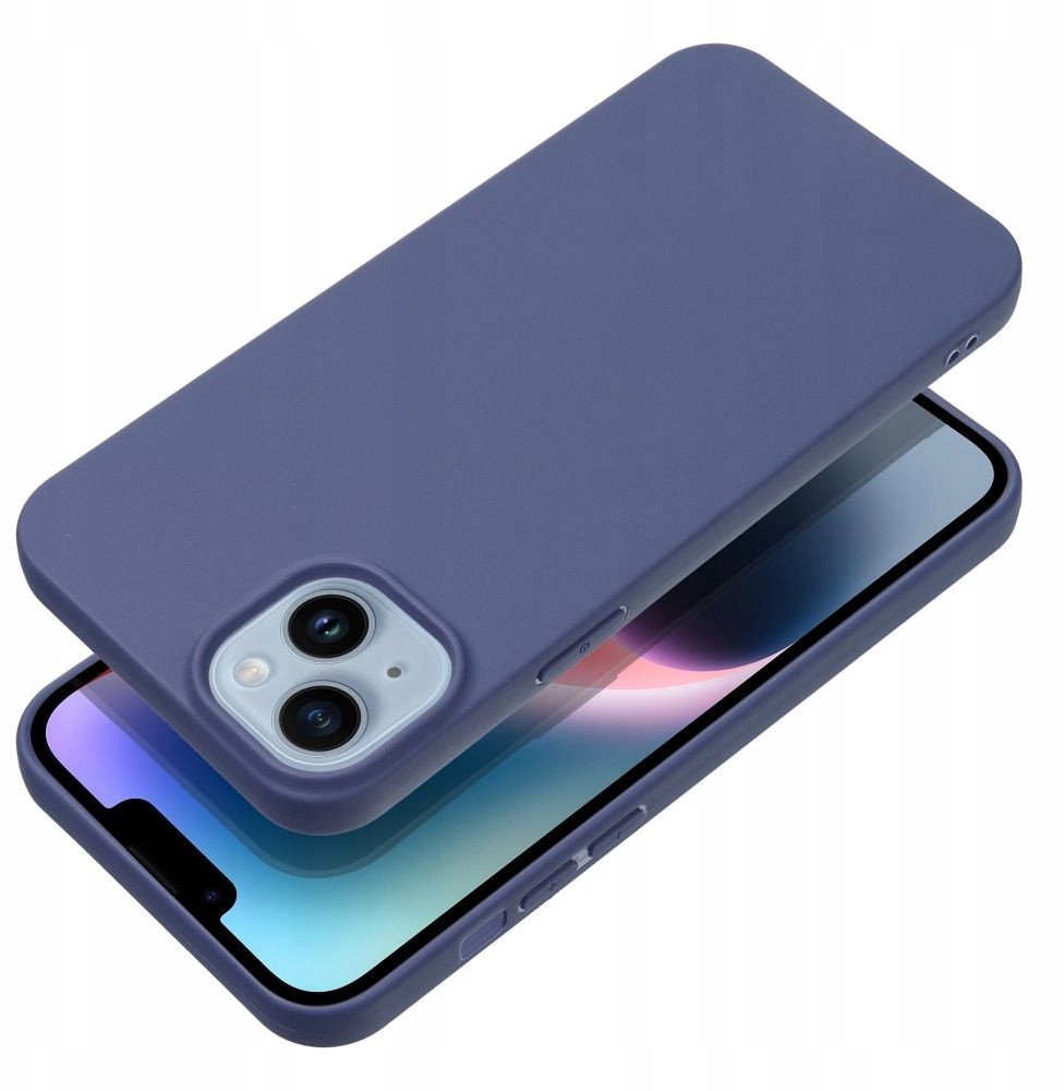 Футрола за телефон MATT за Xiaomi Redmi Note 14 4G, TPU, со калено стакло, сина