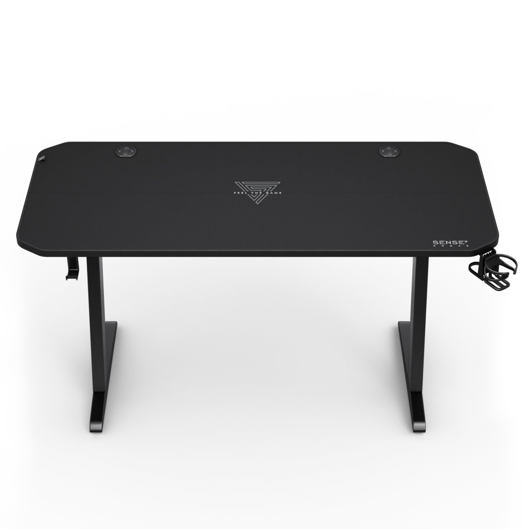 Tavolinë SENSE7 Classic Desk, 140cm x 60cm, e zezë