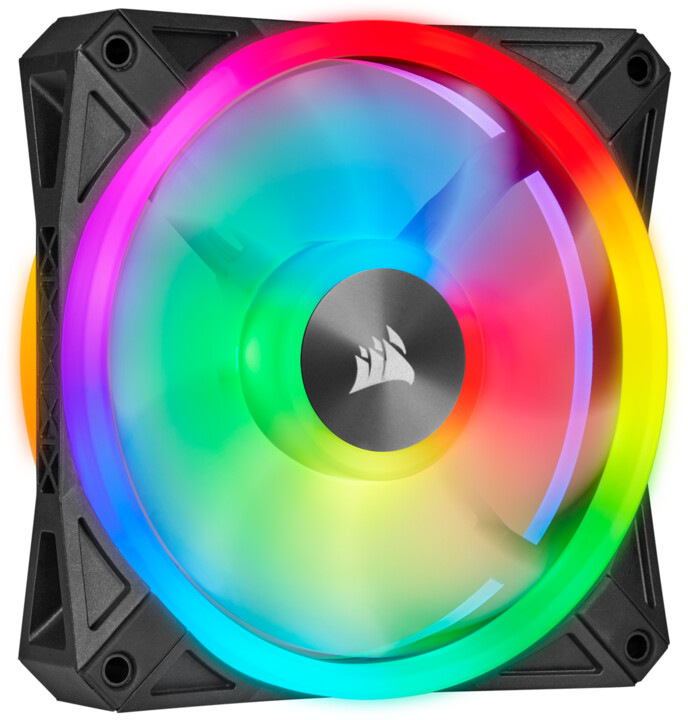 Ftohës Corsair iCUE QL120 RGB, 120mm, i zi