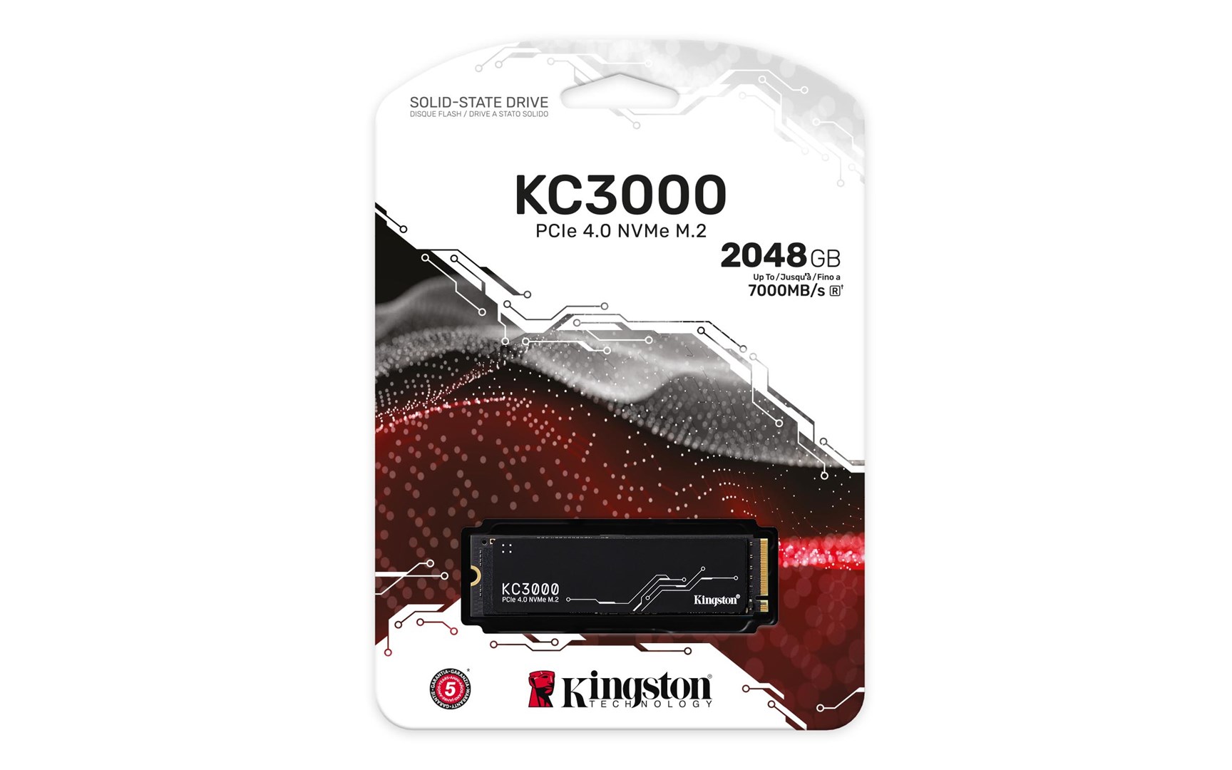 Disk SSD Kingston KC3000, M.2, 2TB, PCIe 4.0